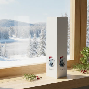 Jingle Bear Joy, custom Wine Box