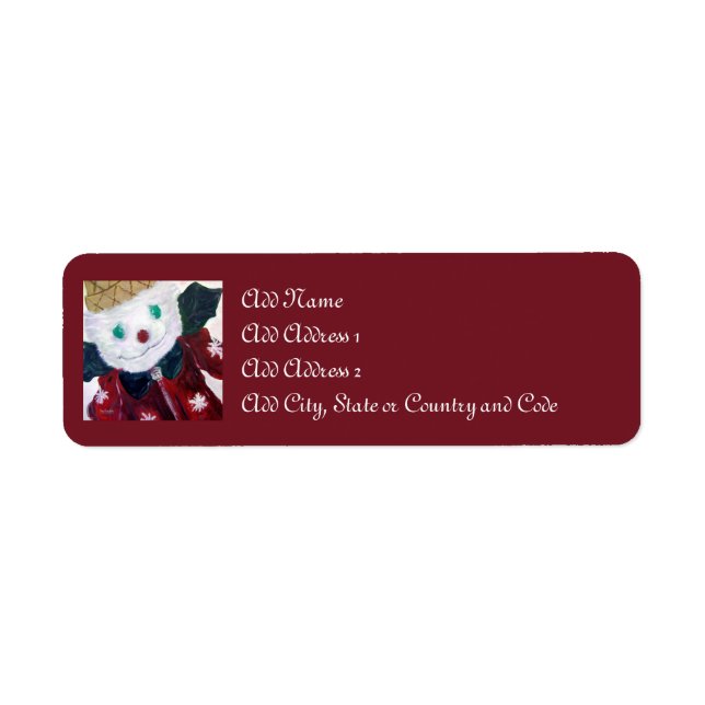 Jingle Bear Label (Front)
