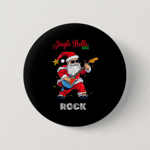 Jingle Bell And Rock Christmas Santa Rolling Playi Button