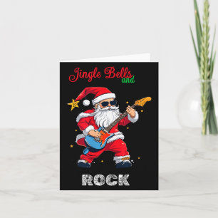 Jingle Bell And Rock Christmas Santa Rolling Playi Card