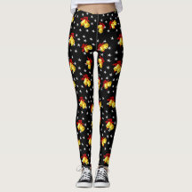 Jingle bell and stars Christmas black
