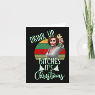 Jingle Bell Biden Xmas Santa Trump Ugly Christmas  Card