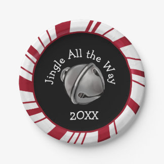 Jingle Bell Christmas Plates