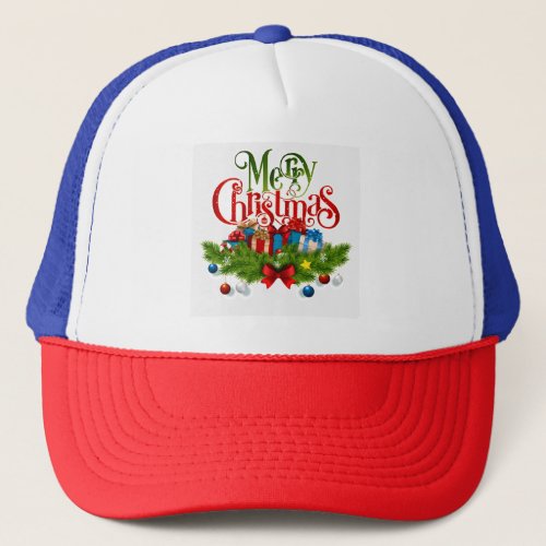 Jingle Bell Joy Embracing the Merry Magic of Chr Trucker Hat