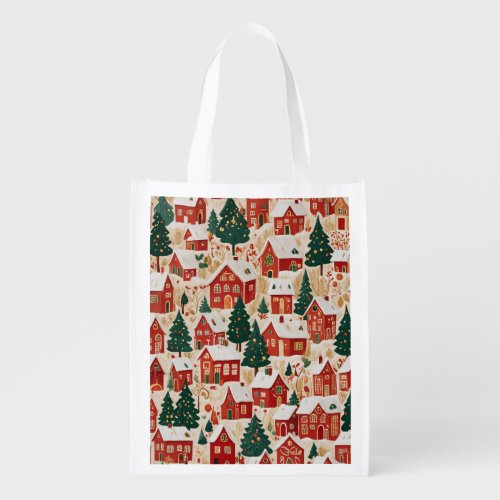 Jingle Bell Jubilee Grocery Bag