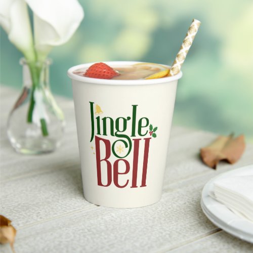 Jingle Bell Paper Cups