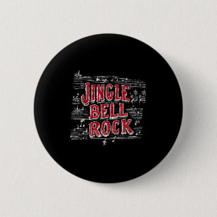 Jingle Bell Rock Christmas Music Band Xmas Party P Button