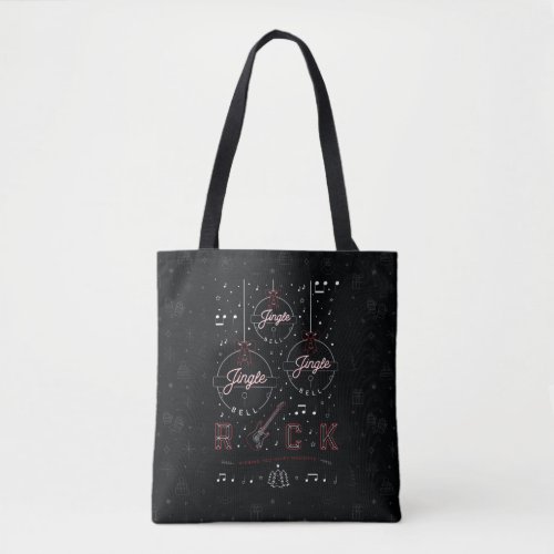 JINGLE BELL ROCK  Christmas Tote Bag