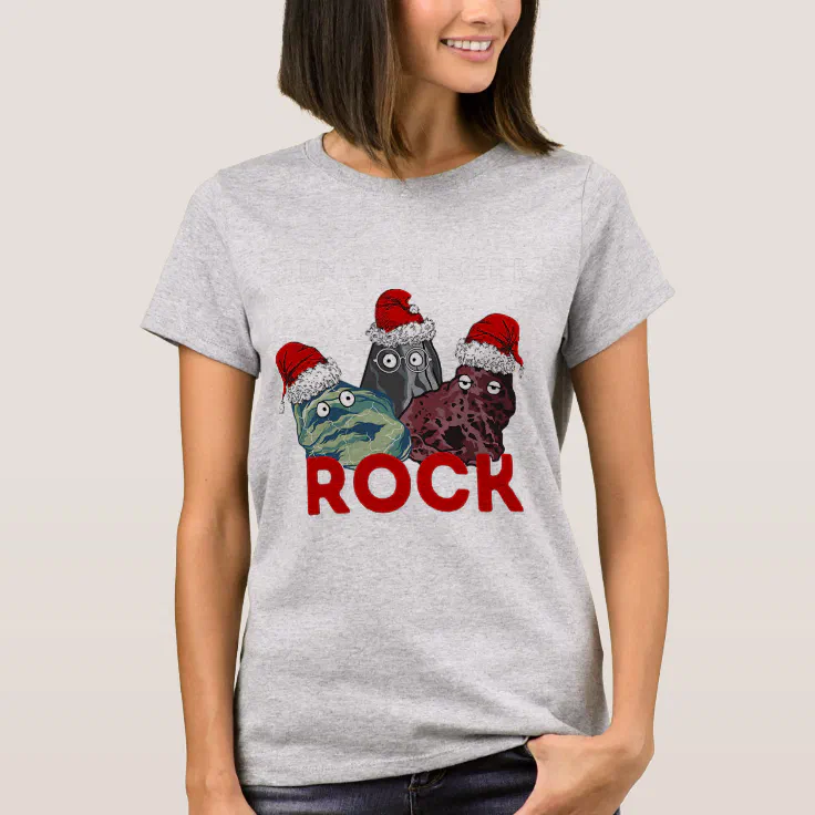 Jingle Bell Rock Funny Geologist Christmas Gifts T-Shirt | Zazzle