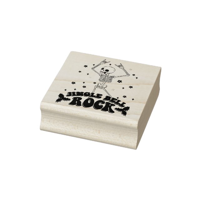 Jingle Bell Rock Skeleton Stamp  (Stamp)
