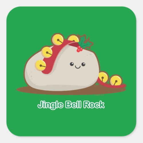 Jingle Bell Rock Square Sticker