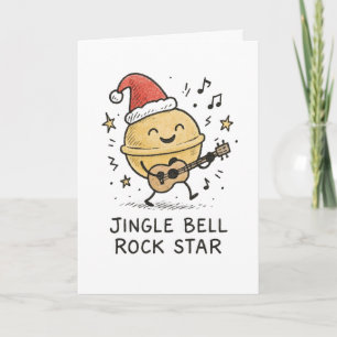 Jingle Bell Rock Star - Funny Christmas Card