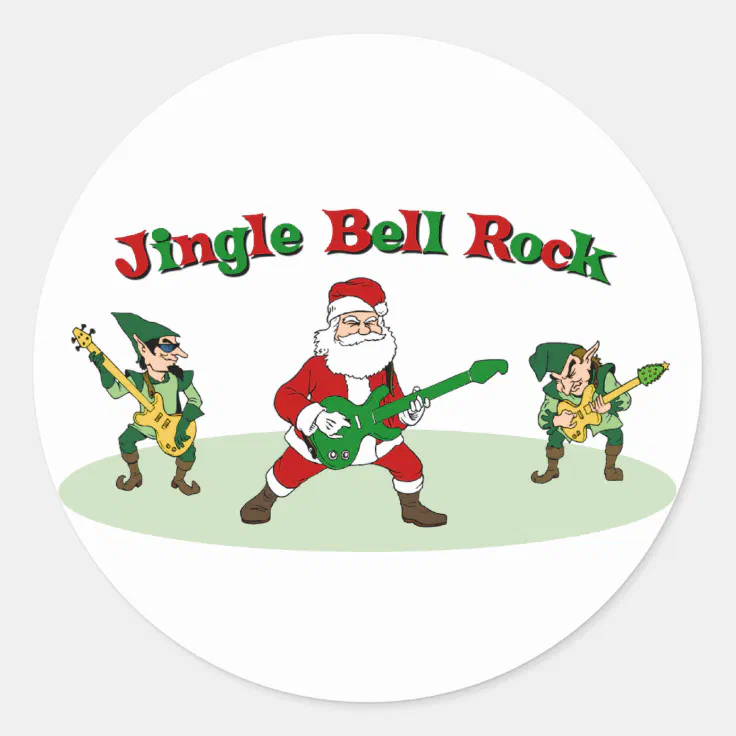 Jingle Bell Rock stickers | Zazzle