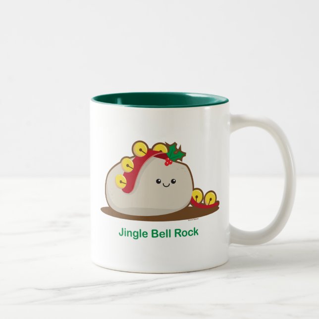Jingle Bell Rock Two-Tone Coffee Mug (Right)