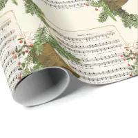 Christmas Paper Wrapping Sheet, Vintage Wrapping Paper Sheets