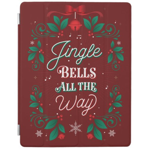 Jingle Bells All The Way Christmas iPad Cover Case