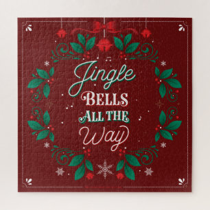 Jingle Bells All The Way Christmas Puzzle (20x20)