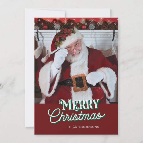 Jingle Bells All The Way Photo Greeting Card