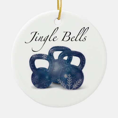 Jingle Bells Ceramic Ornament