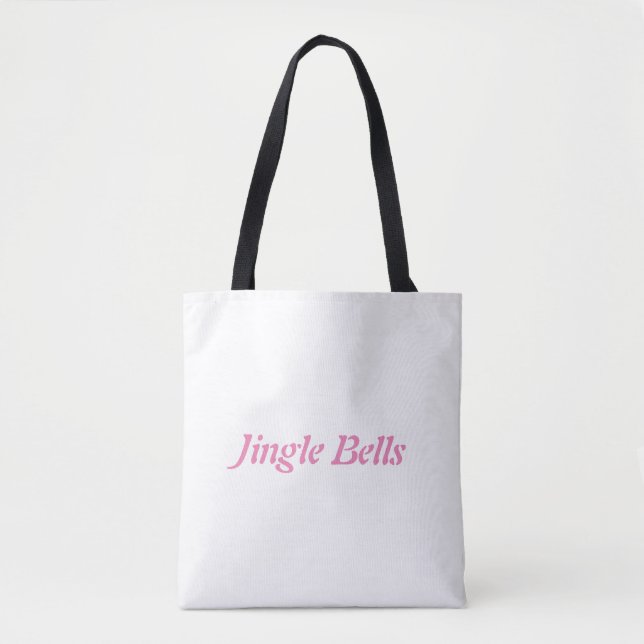 Jingle Bells Christmas Celebration Shopping-Tote Tote Bag (Front)