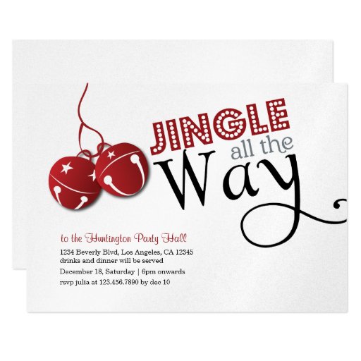 Jingle Bell Invitation 2