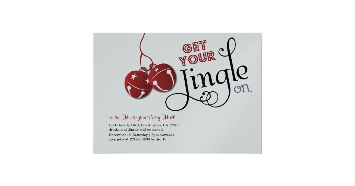 Jingle Bell Invitation 8