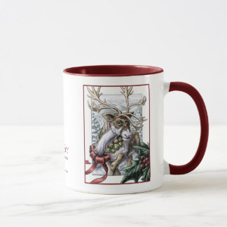"Jingle Bells" Christmas reindeer mug