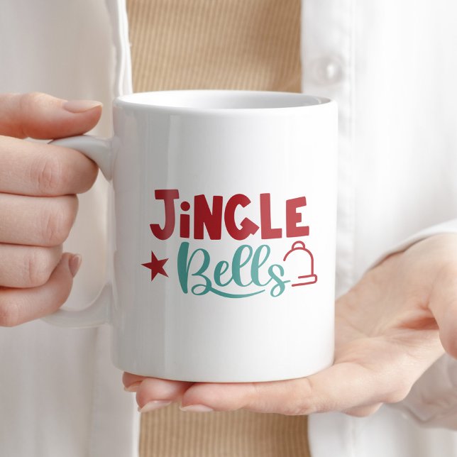 Jingle Bells Coffee Tea Christmas Holiday Mug (Creator Uploaded)