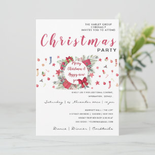 jingle bells customized  invitation