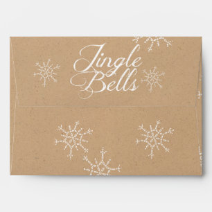 Jingle Bells Holly Holidays Christmas Envelope
