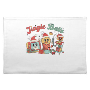 Jingle Bells Nurse, Christmas Nurse, Funny Christm Cloth Placemat