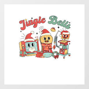 Jingle Bells Nurse, Christmas Nurse, Funny Christm Floor Decals