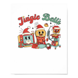 Jingle Bells Nurse, Christmas Nurse, Funny Christm Poster
