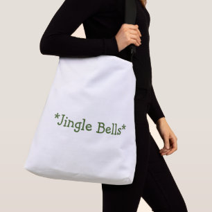 Jingle Bells Printed Create add your text-Handbags Crossbody Bag
