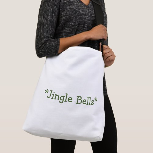 Jingle Bells Printed Create add your text_Handbags Crossbody Bag