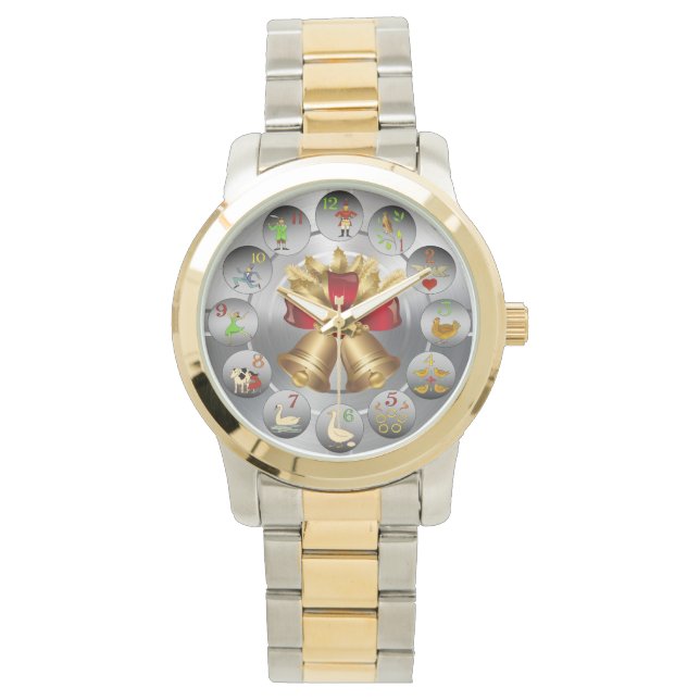 Jingle Bells ~ The 12 Days Of Christmas ~ Watch (Front)