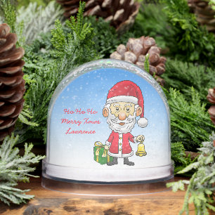 Jingle Bells with Santa Claus Snow Globe