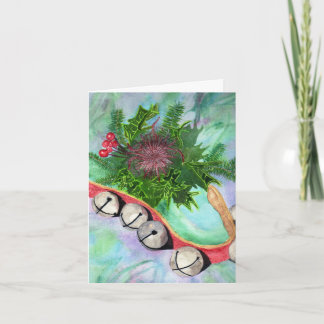Jingle bells with Sparkle Holiday Card