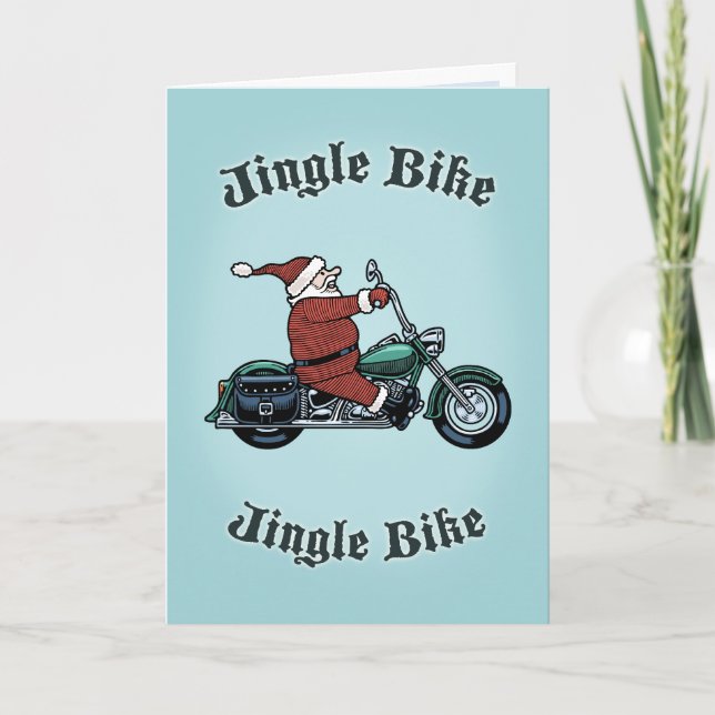 Jingle Bike Holiday Card (Front)