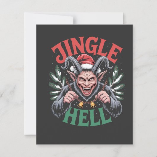 Jingle Hell Christmas Krampus Evil Xmas  (Front)
