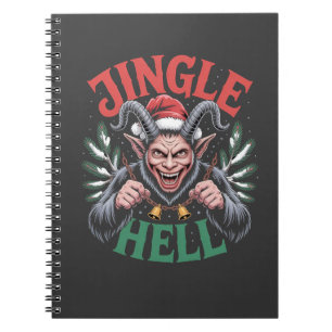 Jingle Hell Christmas Krampus Evil Xmas  Notebook