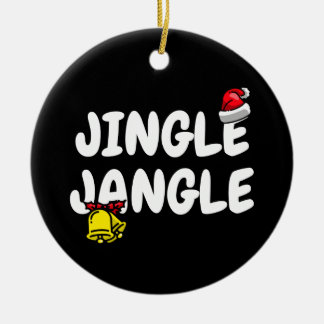 jingle jangle ceramic ornament