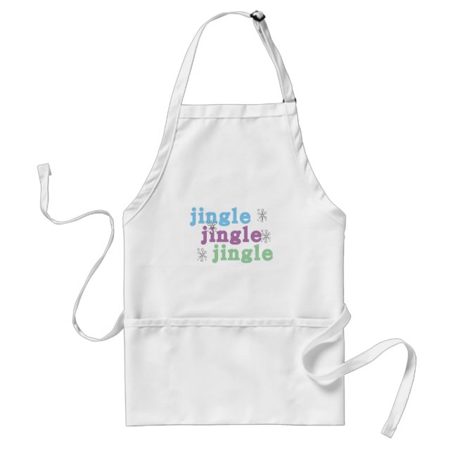 Jingle Jingle Jingle Adult Apron (Front)