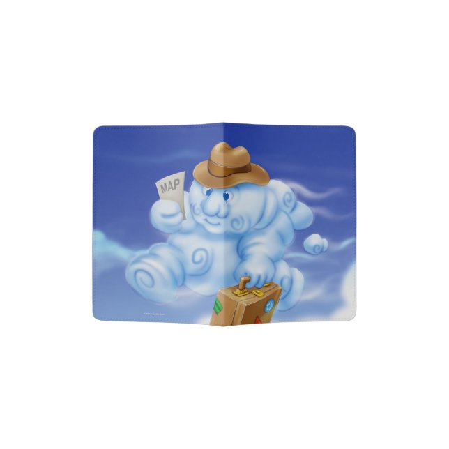 Jingle Jingle Little Gnome Cloud Passport Cover (Opened)