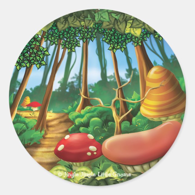 Jingle Jingle Little Gnome Forest Stickers (Front)