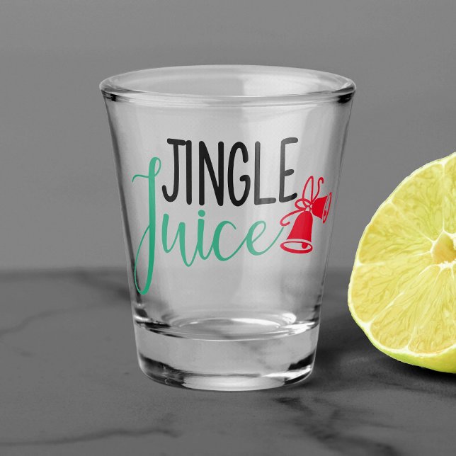 Jingle Juice | Funny Christmas Drinking Humor Shot Glass (Creator Uploaded)