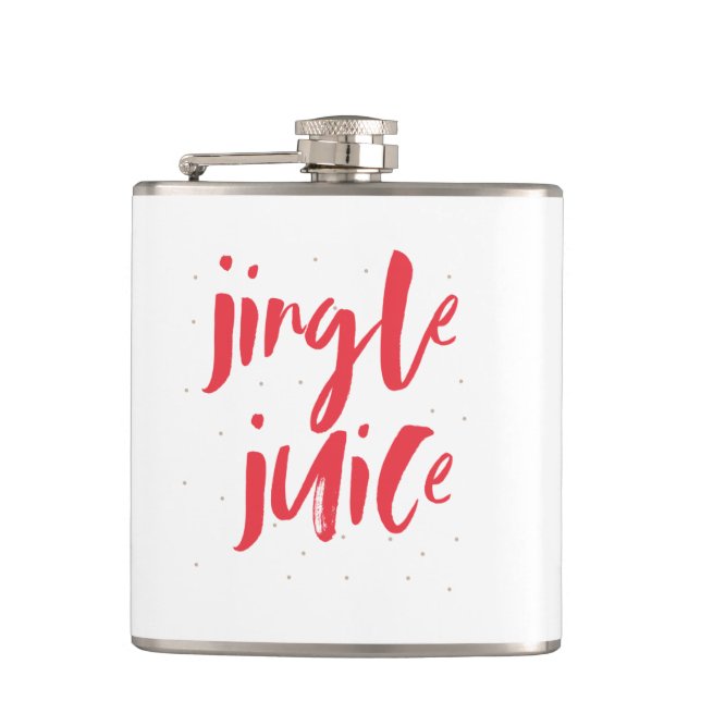 Jingle Juice Funny Christmas Flask (Front)