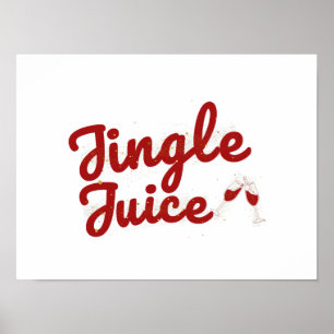Jingle Juice, Holiday Party Poster