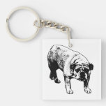 Jingle Keys Bulldog Keychain