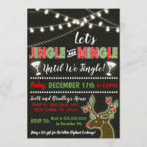 Jingle & Mingle Christmas Party Invitation